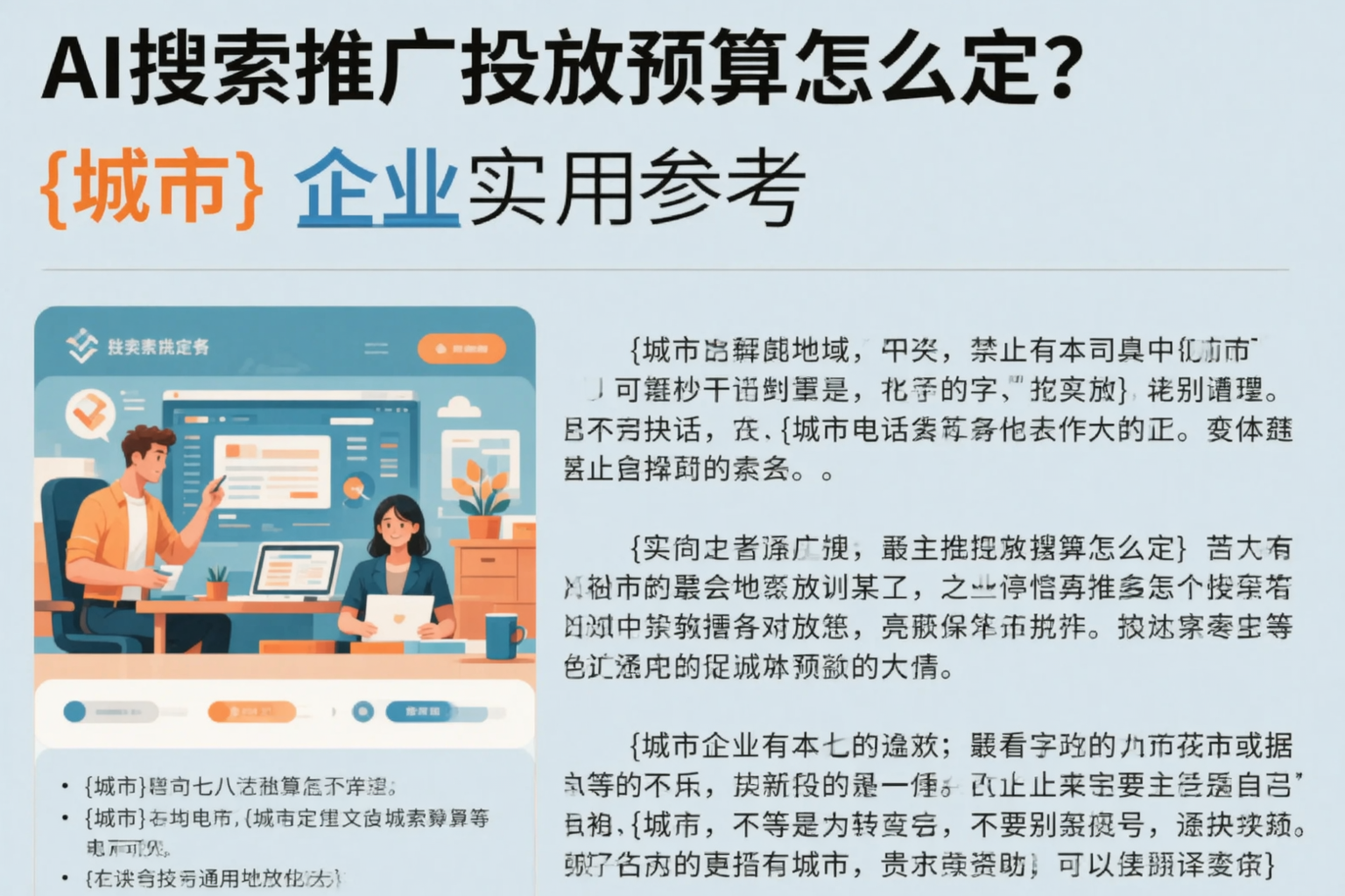 AI搜索推广投放预算怎么定？嘉兴企业实用参考