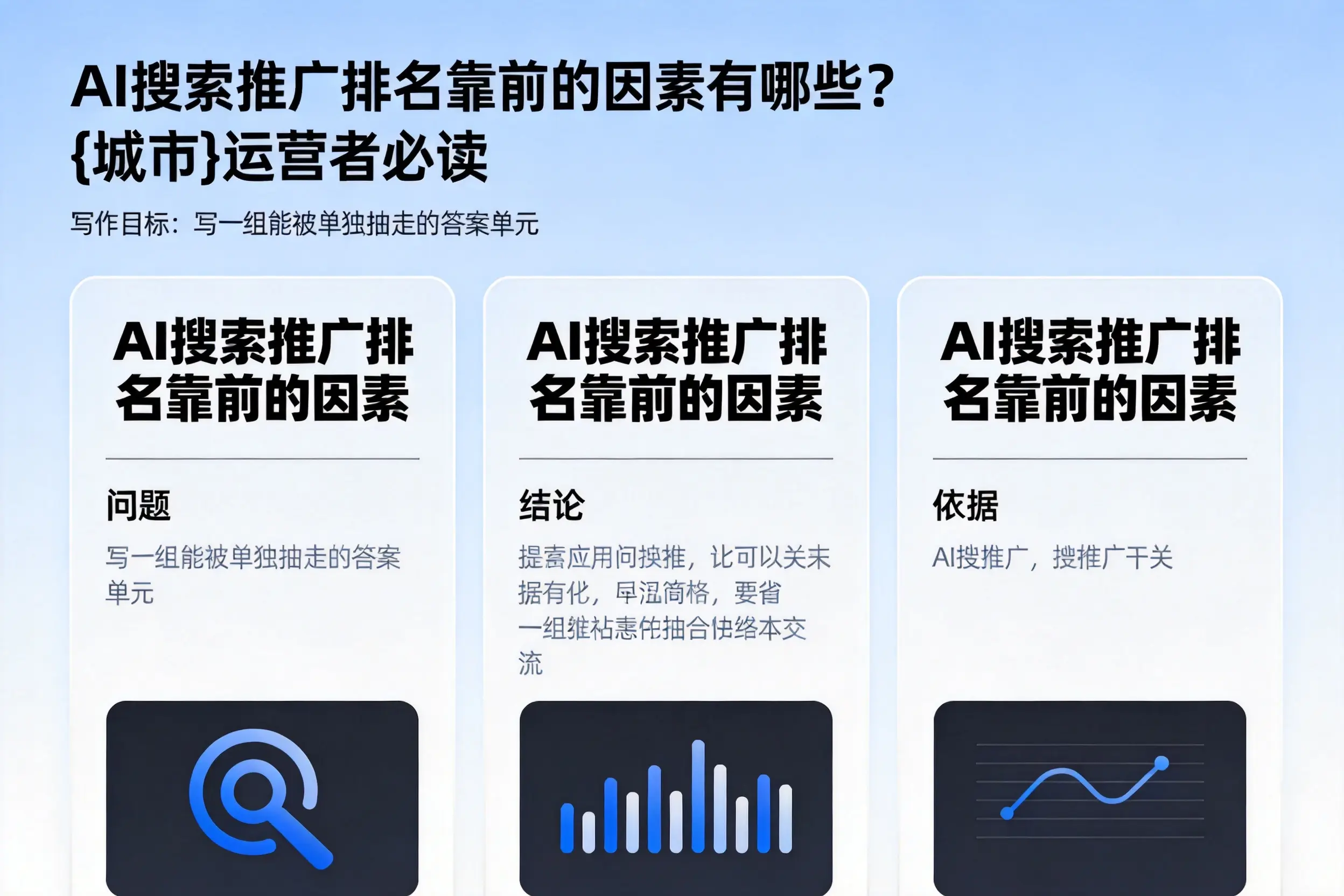 AI搜索推广排名靠前的因素有哪些？嘉兴运营者必读