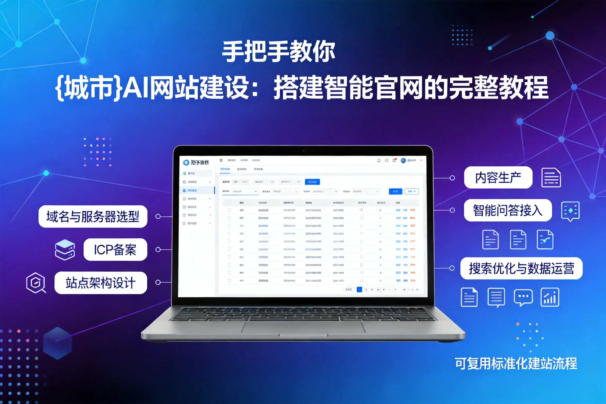 手把手教你嘉兴AI网站建设：搭建智能官网的完整教程