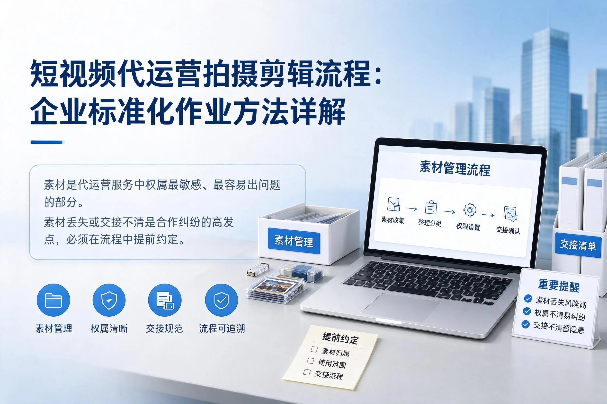 短视频代运营拍摄剪辑流程:嘉兴企业标准化作业方法详解