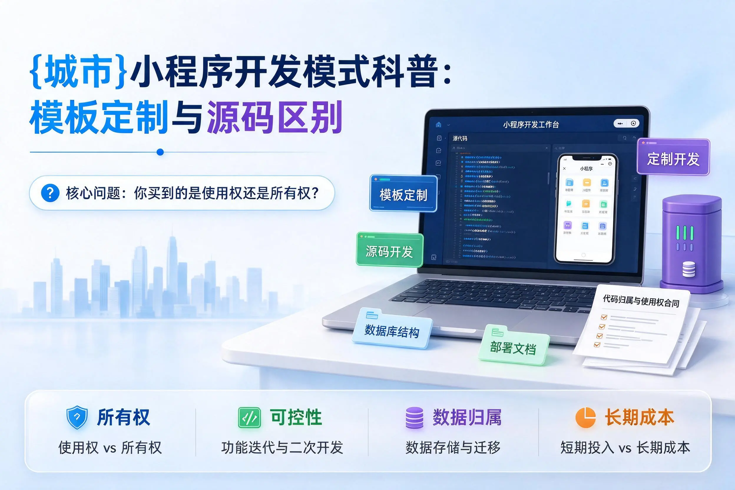 嘉兴小程序开发模式科普：模板定制与源码区别
