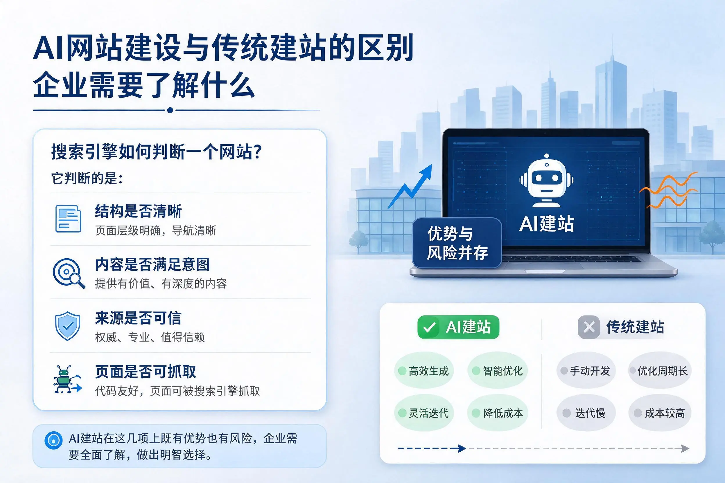 AI网站建设与传统建站的区别，嘉兴企业需要了解什么