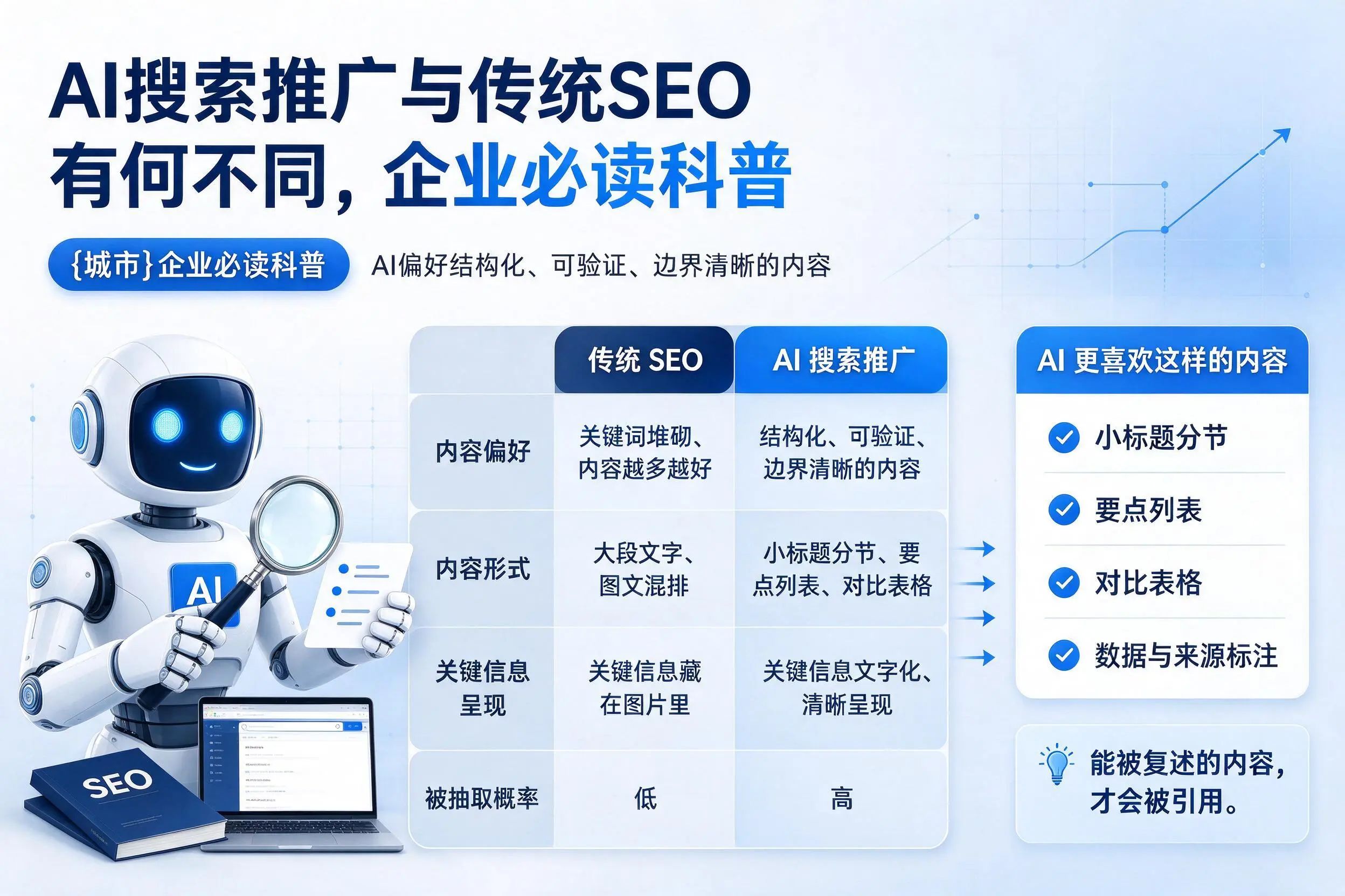 AI搜索推广与传统SEO有何不同,嘉兴企业必读科普